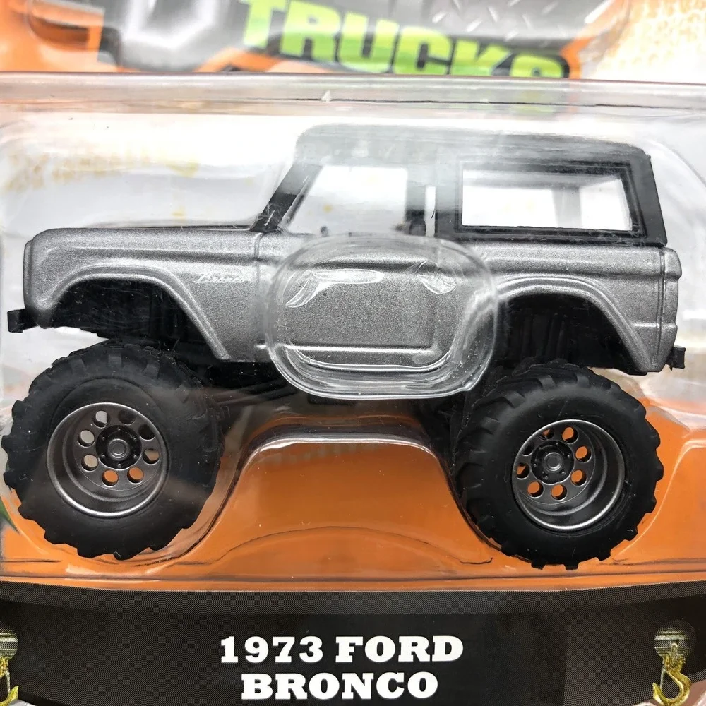 Jada Just Trucks '73 1973 Ford‎ Bronco Silver Diecast 1/64 Scale